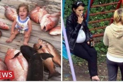 Najdziwniejsze zdjęcia rodziców, którzy zdecydowanie nie dorośli do tego, aby mieć dzieci