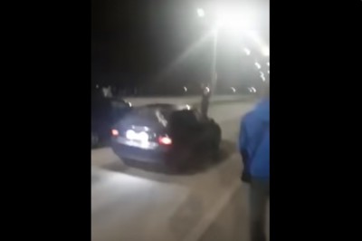 Wypadek podczas nielegalnych wyścigów samochodowych w Rzeszowie