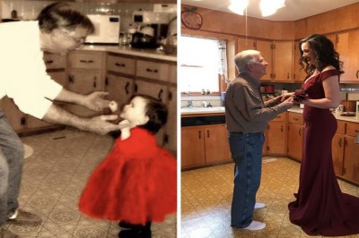 Postanowili odtworzyć swoje zdjęcia z przeszłości. Rewelacyjnie odtworzyli tamte chwile 