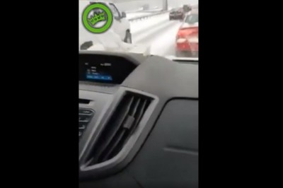 Dla Seby i Matiego brak działających wycieraczek w zimie to nie problem