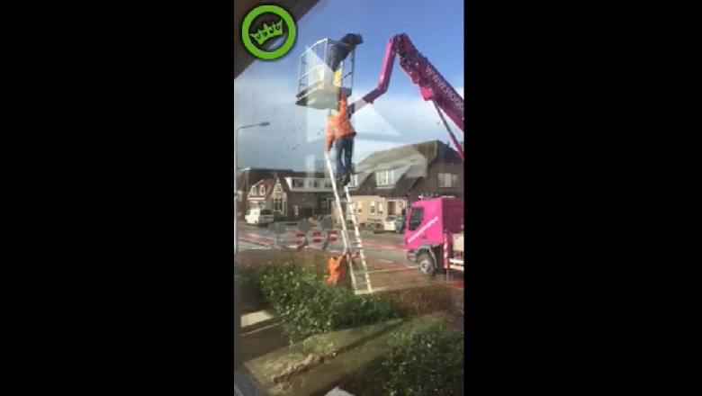 Edek nie marudź tylko złaź. Czyli awaryjne schodzenie z podnośnika