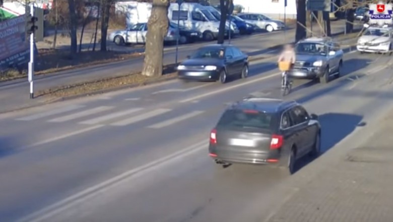 Pod wpływem wjechał SUVem w rowerzystkę, później próbował oszukać policjantów