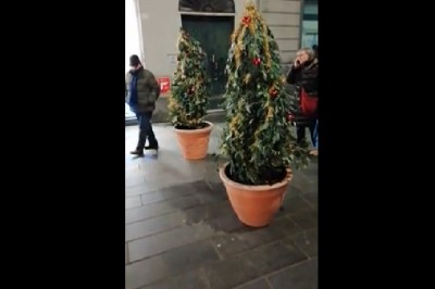 Świąteczne wkręcanie przypadkowych ludzi w centrum miasta