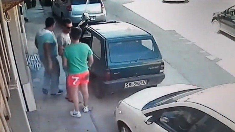 Typom aż szczeny opadły. Nie mógł wyjechać, więc podniósł auto i przestawił