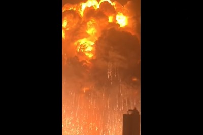 Nagranie z ogromnej eksplozji w strefie przemysłowej. Robi wrażenie