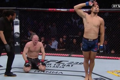 Po walce MMA odstawił mega żenadę. Podczas cieszynki zwichnął sobie rękę