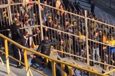 Szybka kara dla kibica, który próbował wejść do sektora gości podczas meczu