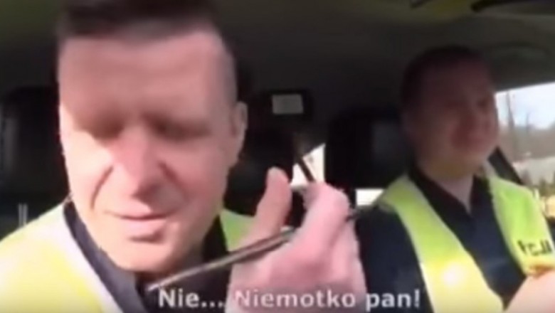 „Puści Pan do Grajewa?”. Policjanci podczas kontroli nie mogli wytrzymać ze śmiechu