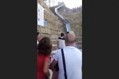 Tylko dla hardcorów. 38 metrowa zjeżdżalnia zamknięta tuż po otwarciu