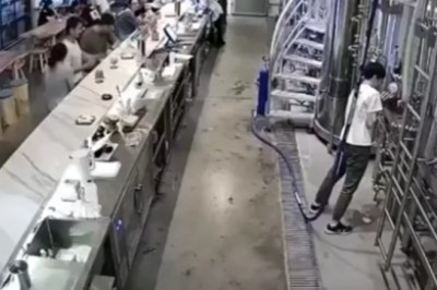 Pechowy dzień w pracy. Zalał całą restaurację browarem