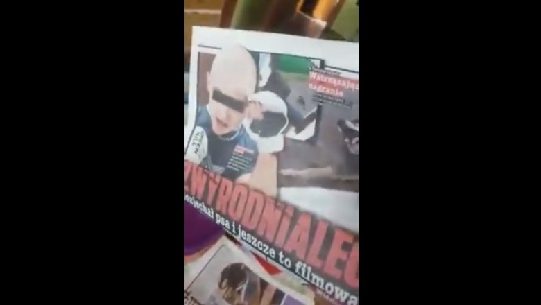 Reakcja psa na widok Rafała B., który nagrał jak przejeżdża bezbronne zwierzę