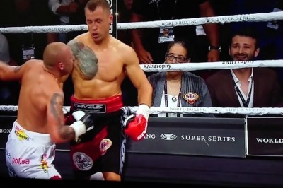 Afera w Rydze. Głowacki dostał łokciem od Bredisa w czasie walki wieczoru