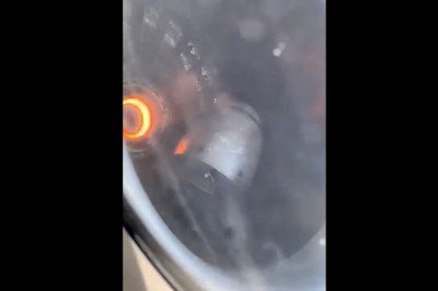 Mocna akcja podczas lotu. Pasażer nagrał uszkodzony silnik