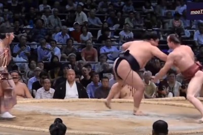 Pavel Bojar 98 kg zawodnik vs 200 kg mistrzowie sumo. Nie mieli z nim szans