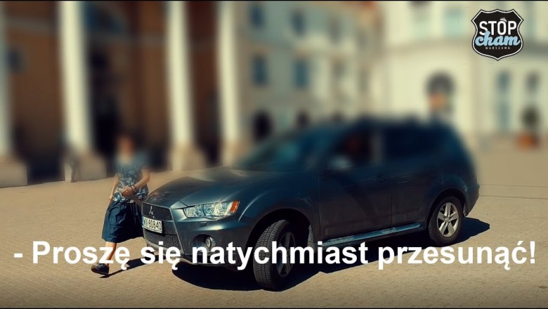 STOP CHAM - Warszawa. Ziomki postanowili przegonić kierowców
