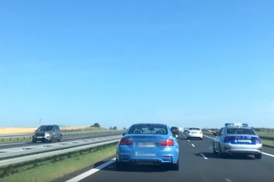 Blokowanie karetki na sygnale przez mistrzów lewego pasa