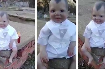 Była przekonana, że dziecko samotnie siedzi na cmentarzu i ją obserwuje. Ten wzrok przeraża