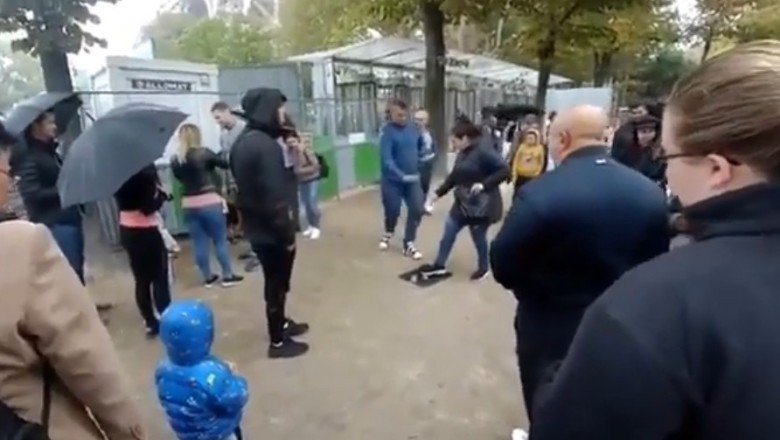 Nie tylko u nas naciągają na „trzy kubki”. Szybka ucieczka po zauważeniu kamery