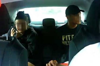 Nagranie z ataku na kierowcę taksówki w Pruszkowie. Seba i Karyna w akcji