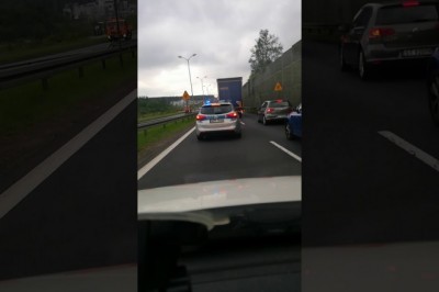 Szybka karma dla szeryfa w TIRze. Nie zauważył, że blokuje policjantów 