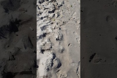 Imprezowaliście kiedyś w Mielnie? Tak wygląda plaża po sezonie 