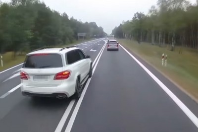 Szybka kara dla pirata z Mercedesa. Bardzo mu się spieszyło