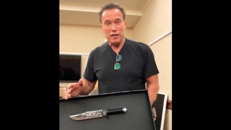 Schwarzenegger ciśnie ze Stallone. Specjalnie dla niego nagrał filmik