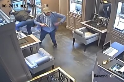 Tak wyglądał napad na sklep z zegarkami Rolexa w Paryżu