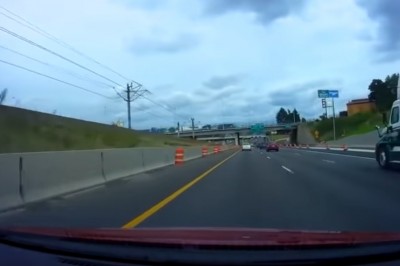 Jedziesz sobie spokojnie lewym pasem, a tu nagle taka niespodzianka