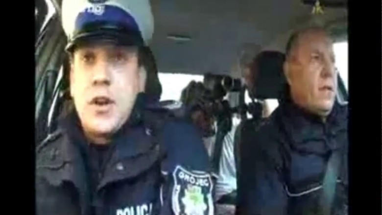 Ucieczka przed policją 175 km/h w czasie nagrywania Uwaga Pirat