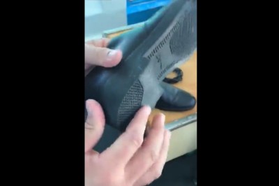 Takie buty dostała policja. Rozpadają się w rękach - filmik