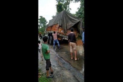 Kierowniku tu miałem wysypać? Mistrz rozładunku w akcji