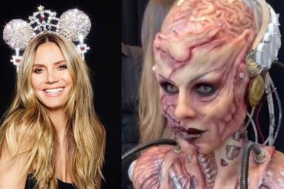 Heidi Klum znów zaszokowała strojem na Halloween. Ubranie go trwało 13 godzin 