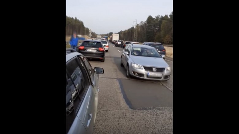 Blokowanie korytarza życia i jazda pod prąd pod Szczecinem na A6