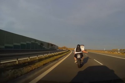 Król lewego pasa kontra motocyklista. Pokazał mu gdzie jego miejsce 