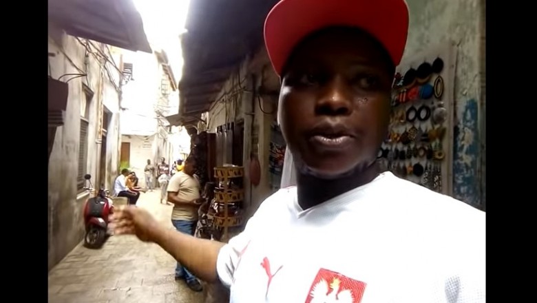 Lokalny przewodnik na Zanzibarze mówi po polsku o swoim mieście