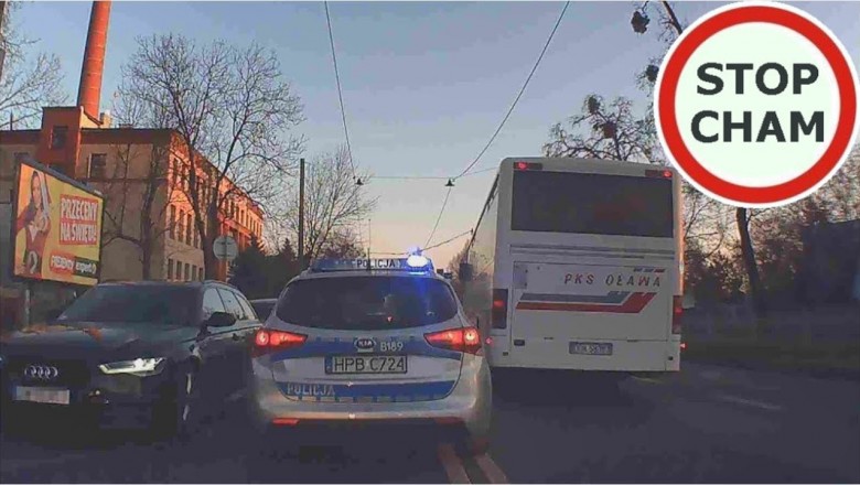 Pozytywna akcja policjantów. Eskortowali rodzącą do szpitala - nagranie