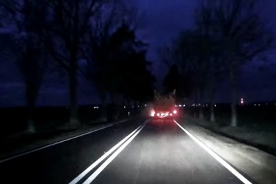 Wypadek ciężarówki z drzewem i osobówki na DK63 - nagranie świadka 