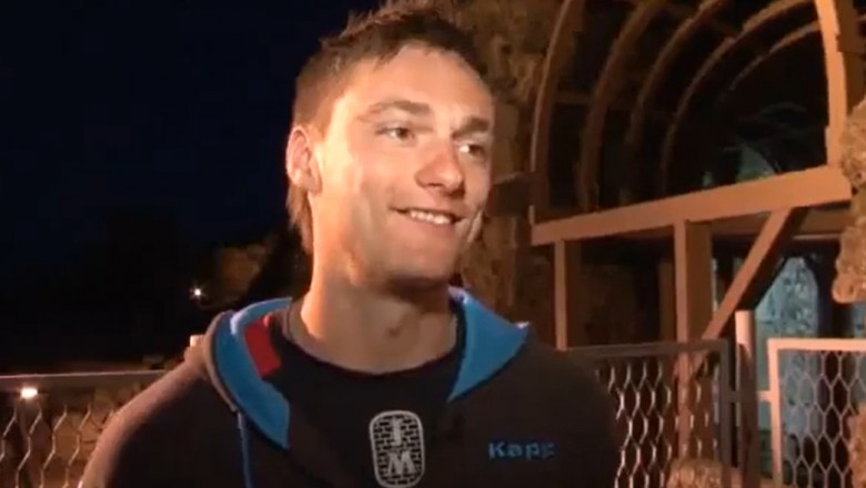Wpadka polskiego piłkarza w norweskiej TV. Ładnie poleciał