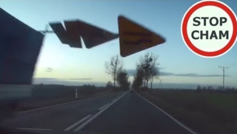Oszukać przeznaczenie w polskiej wersji. Latający znak kontra auto
