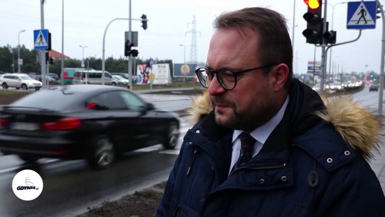 Pirat drogowy nagrany podczas wywiadu z wiceprezydentem o bezpieczeństwie