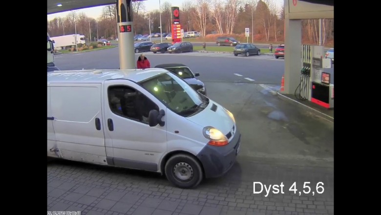 Bezczelna kradzież na stacji benzynowej w Zgorzelcu. Nagranie z monitoringu