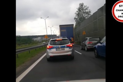 Natychmiastowa karma dla cwaniaków. Czyli policja kontra kierowcy