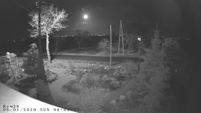 Meteor zaobserwowany nad Polską. Nagrania z kamer monitoringów