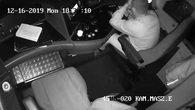 Nagranie z oślepienia maszynisty pociągu na Dolnym Śląsku