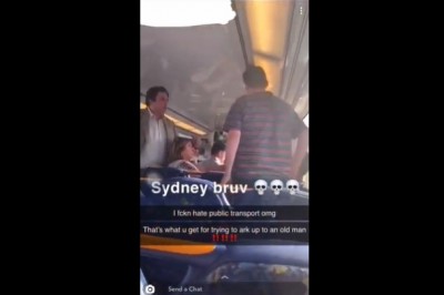 Młody kozak szybko wymiękł po tym jak wystartował do starszego pana