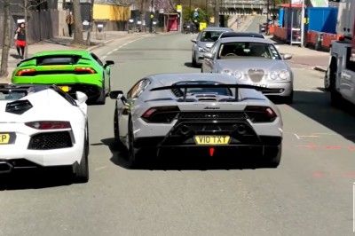 Bardzo drogi dzwon Lamborghini. Tak się kończą popisy na ulicy