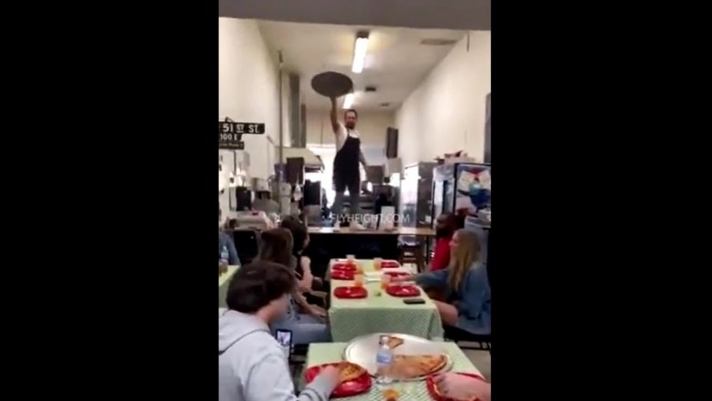 Gościa w pizzerii trochę poniosło. Tak ją zaserwował na stole