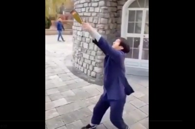 Szczena opada. Gość rozwalił system tym numerem z butelką