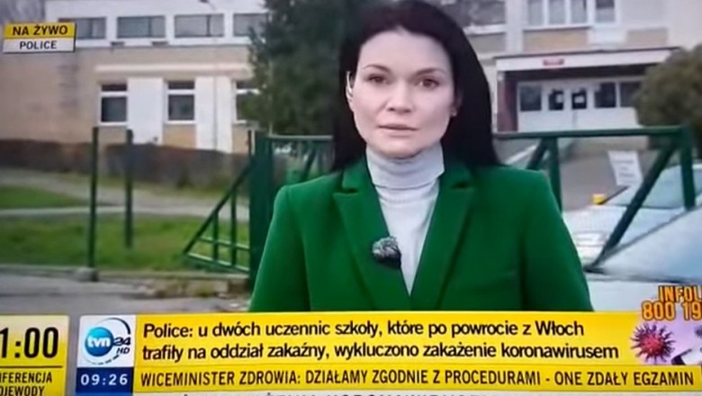 Wpadka na antenie TVN24. Podczas relacjii z Polic na temat kwarantanny